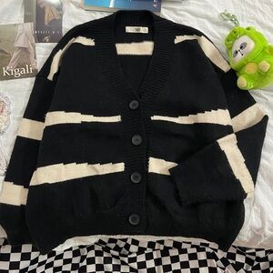 Cozy Cardigan with Ribbed Cuffs